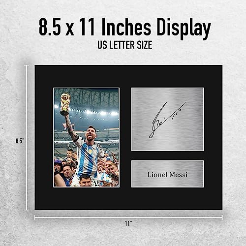 HWC TRADING ARGENTINA LIONEL MESSI GIFTS FIRMADO IMPRESO AUTOGRAFO BARCELONA PHOTO DISPLAY TAMAÑO - 2