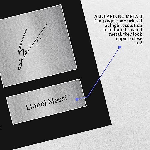 HWC TRADING ARGENTINA LIONEL MESSI GIFTS FIRMADO IMPRESO AUTOGRAFO BARCELONA PHOTO DISPLAY TAMAÑO - 5