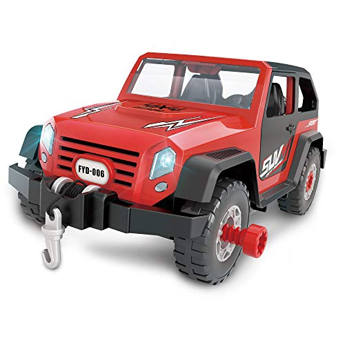 FYD JUEGO DE CONSTRUCCION DE DESMONTAJE 2EN1 JEEP CON JUEGO DE MONTAJE STEM PARA APRENDER JUGANDO - 2