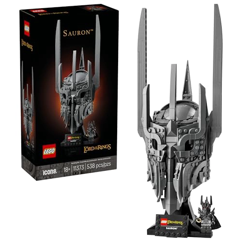 LEGO ICONS THE LORD OF THE RINGS SAURONS HELMET JUEGO DE CONSTRUCCION PARA ADULTOS MAYORES DE 18 - 1