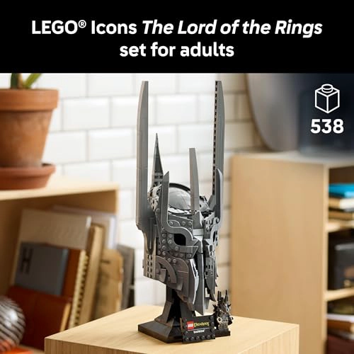 LEGO ICONS THE LORD OF THE RINGS SAURONS HELMET JUEGO DE CONSTRUCCION PARA ADULTOS MAYORES DE 18 - 2