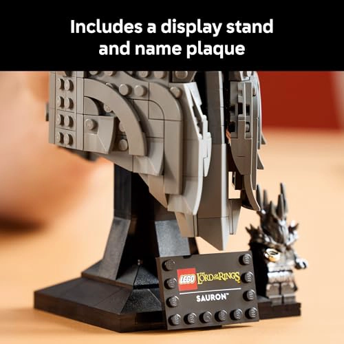 LEGO ICONS THE LORD OF THE RINGS SAURONS HELMET JUEGO DE CONSTRUCCION PARA ADULTOS MAYORES DE 18 - 4