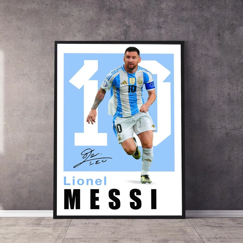 POSTER MESSI POSTER DE JUGADOR DE FUTBOL FAMOSO POSTERES DE LEONEL MESSI PARA DORMITORIO DE NIÑOS - 2