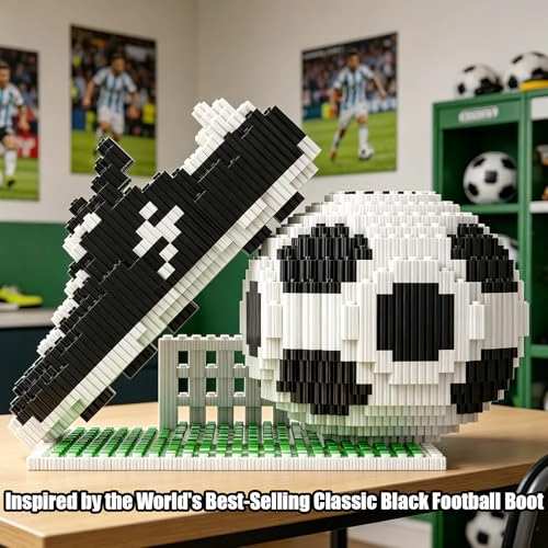 COPA MUNDIAL DE FUTBOL 2026 CON JUEGO DE BLOQUES DE CONSTRUCCION DE BOTAS DEPORTIVAS FUTBOL - 4