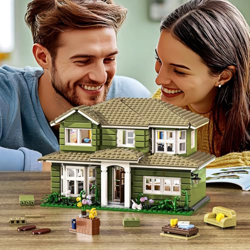 JUEGO DE CONSTRUCCION DE CASA MODERNA COMEDIA FAMILIAR CALIDA DE SITCOMS DE TV JUEGO - 5