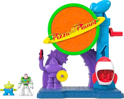 FISHERPRICE IMAGINEXT TOY STORY DE DISNEY Y PIXAR SET DE JUEGO DEL PLANETA PIZZA CON FIGURAS - 1