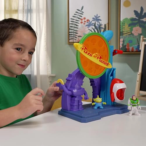 FISHERPRICE IMAGINEXT TOY STORY DE DISNEY Y PIXAR SET DE JUEGO DEL PLANETA PIZZA CON FIGURAS - 2