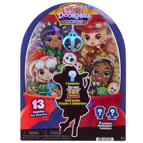 DISNEY DOORABLES ADOORBS TOY STORY SUPERFAN MUÑECA UNBOX 10 MINI ACCESSORIES 2 EXCLUSIVE FIGURES - 1