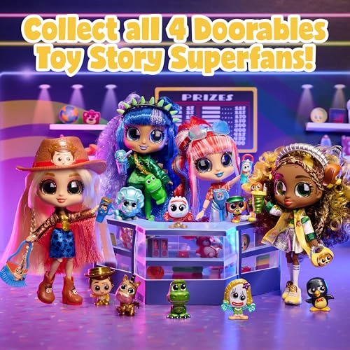 DISNEY DOORABLES ADOORBS TOY STORY SUPERFAN MUÑECA UNBOX 10 MINI ACCESSORIES 2 EXCLUSIVE FIGURES - 2