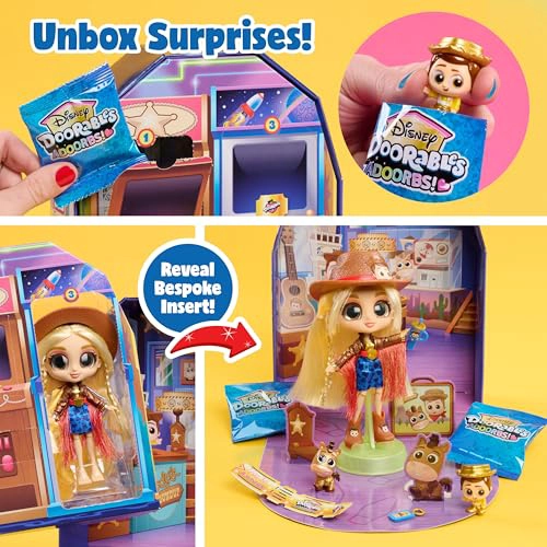 DISNEY DOORABLES ADOORBS TOY STORY SUPERFAN MUÑECA UNBOX 10 MINI ACCESSORIES 2 EXCLUSIVE FIGURES - 6