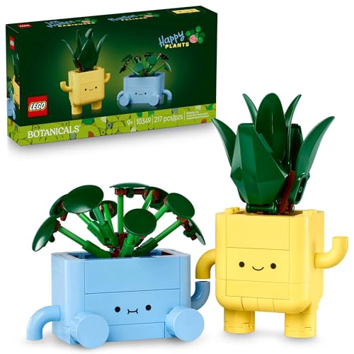 LEGO BOTANICALS HAPPY PLANTS JUGUETE DE CONSTRUCCION PARA NIÑOS NIÑAS Y NIÑOS MAYORES DE 9 AÑOS - 1