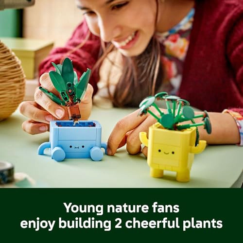 LEGO BOTANICALS HAPPY PLANTS JUGUETE DE CONSTRUCCION PARA NIÑOS NIÑAS Y NIÑOS MAYORES DE 9 AÑOS - 3