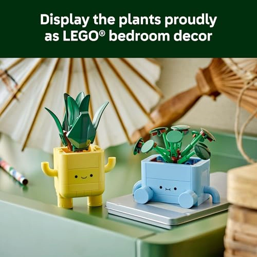 LEGO BOTANICALS HAPPY PLANTS JUGUETE DE CONSTRUCCION PARA NIÑOS NIÑAS Y NIÑOS MAYORES DE 9 AÑOS - 6