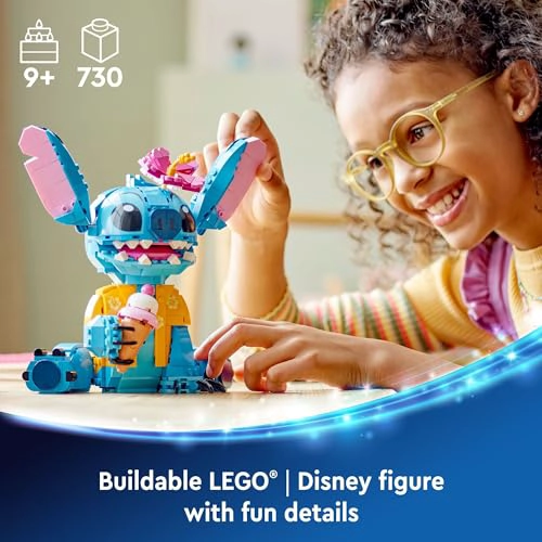 KIT DE CONSTRUCCION DE JUGUETE LEGO DISNEY STITCH JUGUETE DISNEY PARA NIÑOS DE 9 AÑOS FIGURA - 2