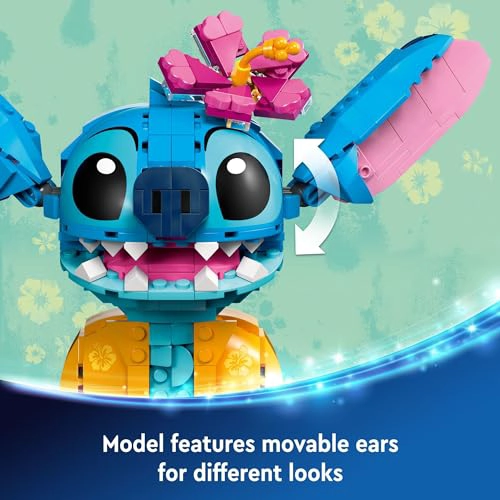 KIT DE CONSTRUCCION DE JUGUETE LEGO DISNEY STITCH JUGUETE DISNEY PARA NIÑOS DE 9 AÑOS FIGURA - 3