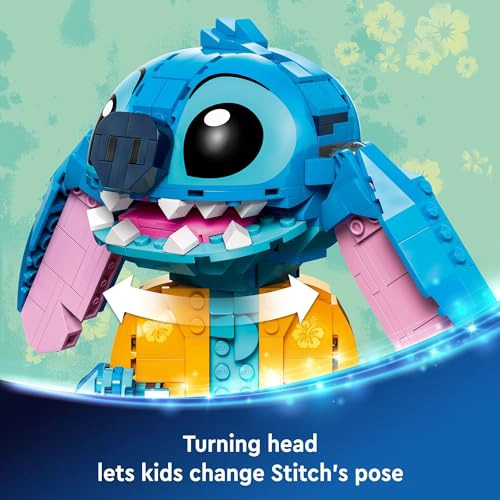 KIT DE CONSTRUCCION DE JUGUETE LEGO DISNEY STITCH JUGUETE DISNEY PARA NIÑOS DE 9 AÑOS FIGURA - 4