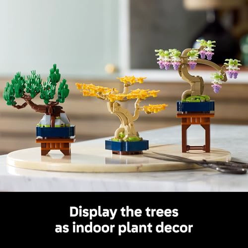 LEGO BOTANICALS JUEGO DE CONSTRUCCION DE MINI ARBOLES BONSAI BLOQUES DE CONSTRUCCION DE ARBOL - 5