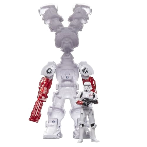 STAR WARS MUNDO E PICO DE ACCION STORMTROOPER MECH FORCE SUIT TRAJE DE MECH DE 65 PULGADAS Y FIGURA - 6