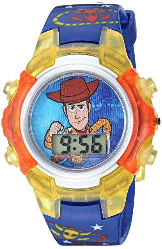 TOY STORY 4 RELOJ DIGITAL LCD PARA NIÑOS ESFERA INTERMITENTE DISEÑO DE CARACTER WOODY CORREA - 1