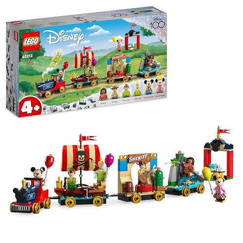 LEGO 43212 DISNEY TREN LLENO DE DIVERSION CON VAIANA SKINNY PETER PAN Y BELL MICKEY Y MINNIE MOUSE - 1