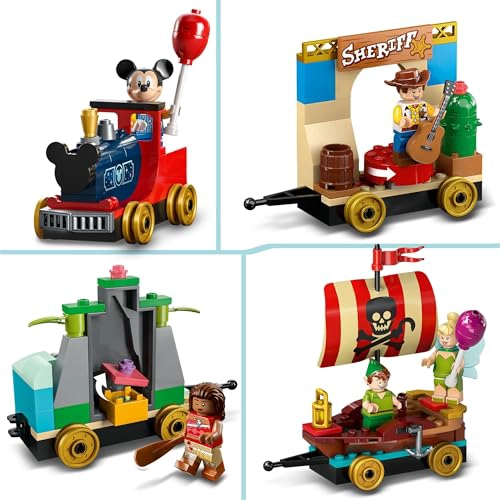 LEGO 43212 DISNEY TREN LLENO DE DIVERSION CON VAIANA SKINNY PETER PAN Y BELL MICKEY Y MINNIE MOUSE - 3