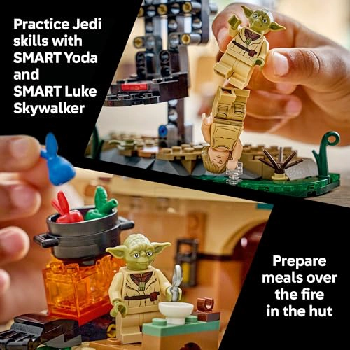LEGO STAR WARS SMART PLAY YODAS HUT AND JEDI TRAINING JUGUETE DE CONSTRUCCION PARA JUEGOS DE ROL - 4