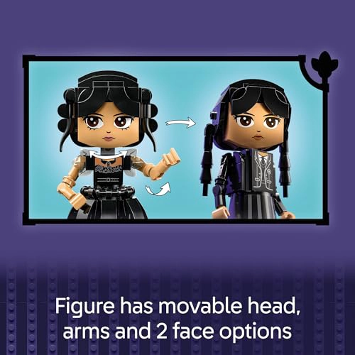 LEGO FIGURA WEDNESDAY ADDAMS JUGUETE DE CONSTRUCCION PARA NIÑOS NIÑAS Y NIÑOS A PARTIR DE 10 AÑOS - 3