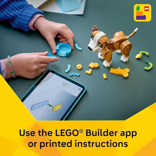 LEGO CREATOR 31382 ANIMALES LINDOS EN 1 JUGUETE DE CONSTRUCCION DE CACHORRO DECORACION - 6