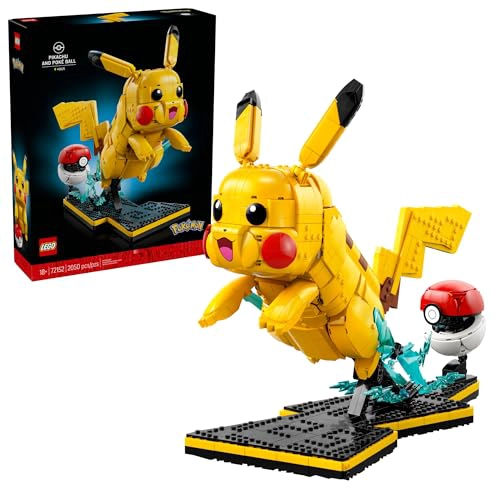 LEGO POKE MON PIKACHU Y POKE  BALL JUEGOS DE CONSTRUCCION COLECCIONABLES PARA ADULTOS MAYORES DE 18 - 1