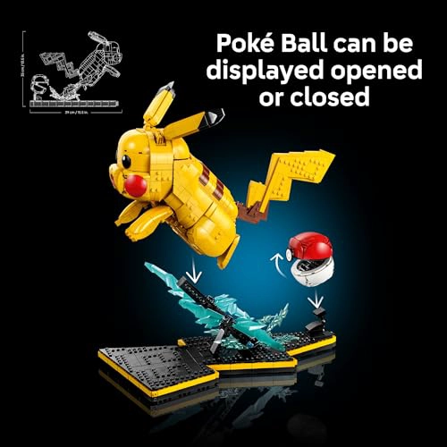 LEGO POKE MON PIKACHU Y POKE  BALL JUEGOS DE CONSTRUCCION COLECCIONABLES PARA ADULTOS MAYORES DE 18 - 4