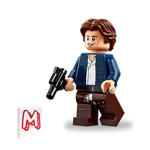 LEGO MINIFIGURA DE STAR WARS HAN SOLO CON PATRON DE FUNDA CON BLASTER 75243 - 1
