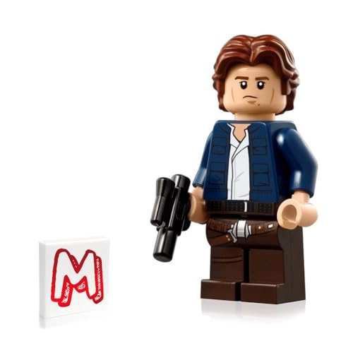 LEGO MINIFIGURA DE STAR WARS HAN SOLO CON PATRON DE FUNDA CON BLASTER 75243 - 2