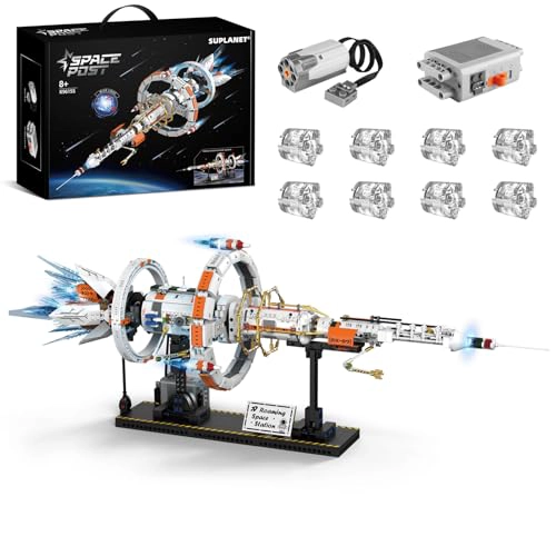 JUEGO DE BLOQUES DE CONSTRUCCION DE NAVE ESPACIAL CON LUCES LED KITS DE CONSTRUCCION DE MODELOS - 1