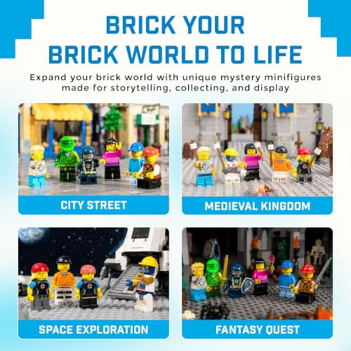 BRICK LOOT MINIFIGURES PAQUETE DE 10 MINIFIGURAS AL AZAR JUEGO DE MINIFIGURAS AUTE NTICAS PERSONAJES - 2