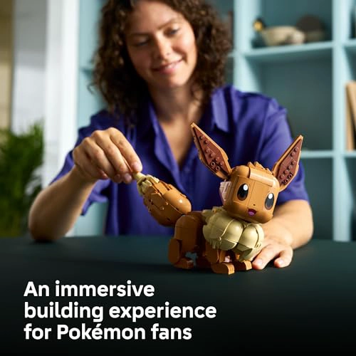 LEGO POKE MON EEVEE JUEGO DE CONSTRUCCION COLECCIONABLE PARA ADULTOS A PARTIR DE 18 AÑOS FIGURA - 3