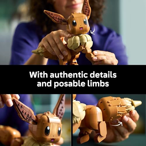 LEGO POKE MON EEVEE JUEGO DE CONSTRUCCION COLECCIONABLE PARA ADULTOS A PARTIR DE 18 AÑOS FIGURA - 4