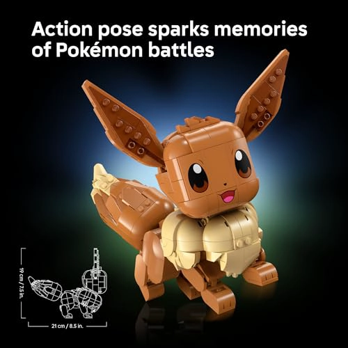 LEGO POKE MON EEVEE JUEGO DE CONSTRUCCION COLECCIONABLE PARA ADULTOS A PARTIR DE 18 AÑOS FIGURA - 5