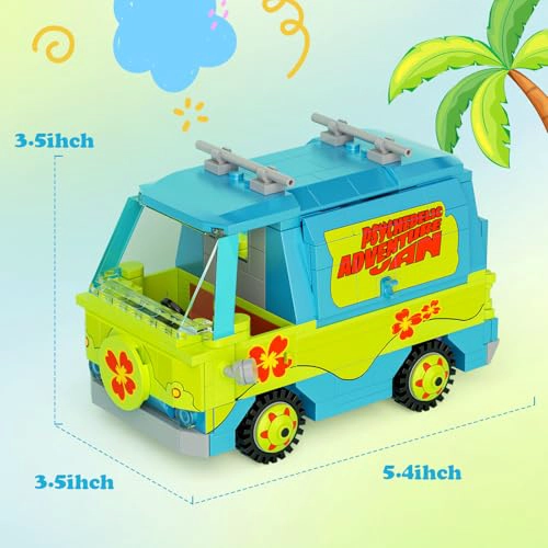 CONJUNTO DE BLOQUES DE CONSTRUCCION DE JUGUETES DE AUTOS DE PELICULA DE AVENTURA CLASICA PARA NIÑOS - 3