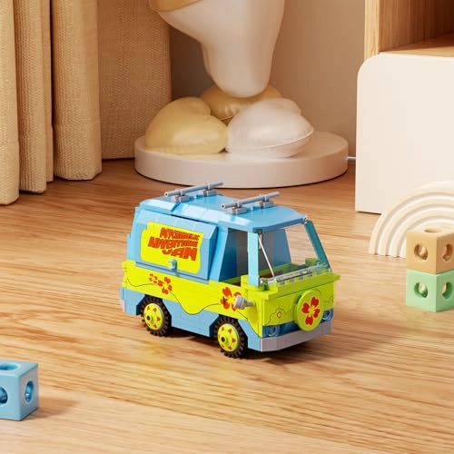 CONJUNTO DE BLOQUES DE CONSTRUCCION DE JUGUETES DE AUTOS DE PELICULA DE AVENTURA CLASICA PARA NIÑOS - 4