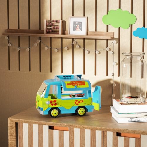 CONJUNTO DE BLOQUES DE CONSTRUCCION DE JUGUETES DE AUTOS DE PELICULA DE AVENTURA CLASICA PARA NIÑOS - 5