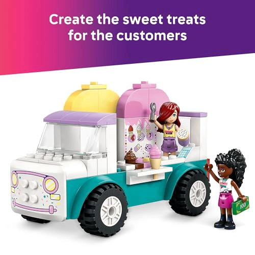 LEGO FRIENDS HEARTLAKE CITY CAMION DE HELADOS DE JUGUETE JUEGO DE CONSTRUCCION DE SIMULACION - 5