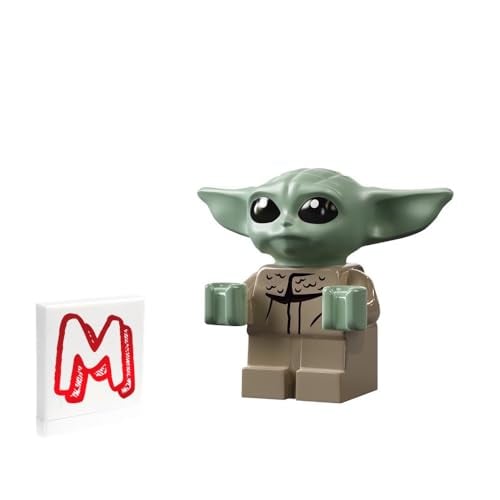 LEGO STAR WARS THE MANDALORIAN MINIFIGURE BABY YODA GROGU EL NIÑO CON MINIFIGURELAND TILE 75292 - 1