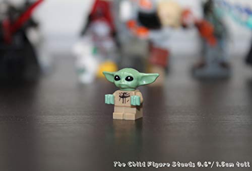 LEGO STAR WARS THE MANDALORIAN MINIFIGURE BABY YODA GROGU EL NIÑO CON MINIFIGURELAND TILE 75292 - 2