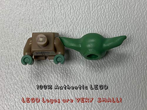 LEGO STAR WARS THE MANDALORIAN MINIFIGURE BABY YODA GROGU EL NIÑO CON MINIFIGURELAND TILE 75292 - 5