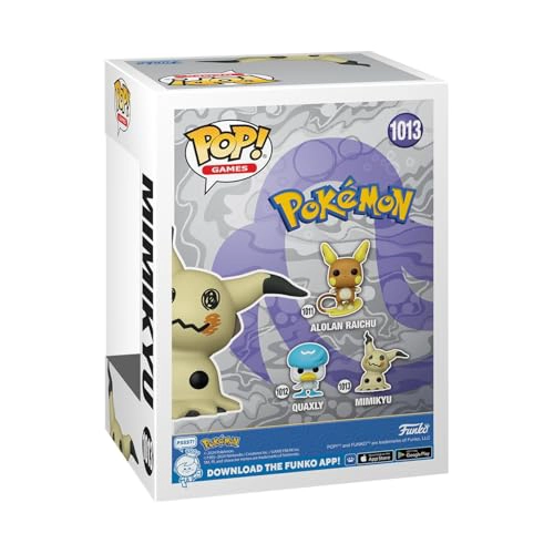 FUNKO POP GAMES POKE MON MIMIKYU FIGURA DE VINILO COLECCIONABLE IDEA DE REGALO MERCANCIA OFICIAL - 3