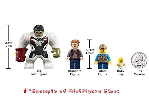 LEGO MARVEL SUPERHEROES AVENGERS MINIFIGURE CAPITANA MARVEL CON PELO CASCO Y EXPLOSIONES DE ENERGIA - 5