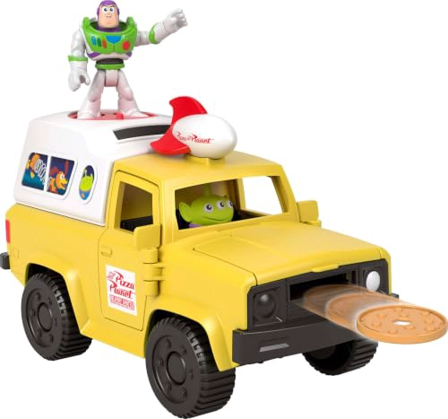 FISHERPRICE IMAGINEXT DISNEY Y PIXAR TOY STORY CAMIONETA DEL PLANETA PIZZA CON FIGURAS DE ACCION - 1