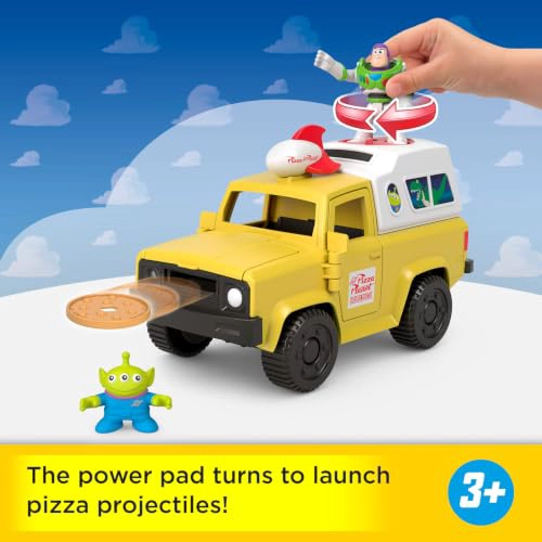 FISHERPRICE IMAGINEXT DISNEY Y PIXAR TOY STORY CAMIONETA DEL PLANETA PIZZA CON FIGURAS DE ACCION - 2