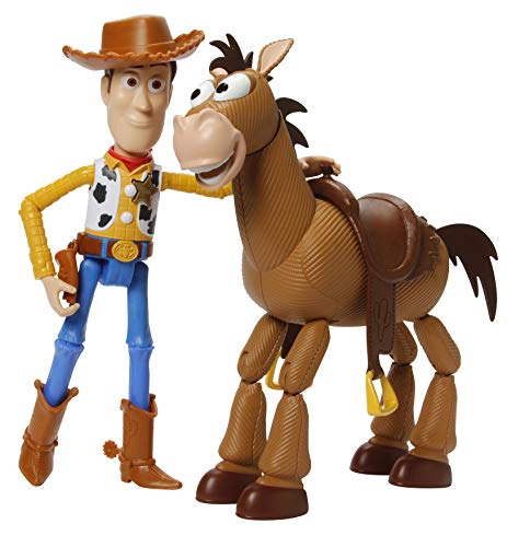 TOY STORY 4PAQUETE DE PIXAR WOODY Y BULLSEYE DE DISNEY PIXAR ESCALA RELATIVA INSPIRADA - 1