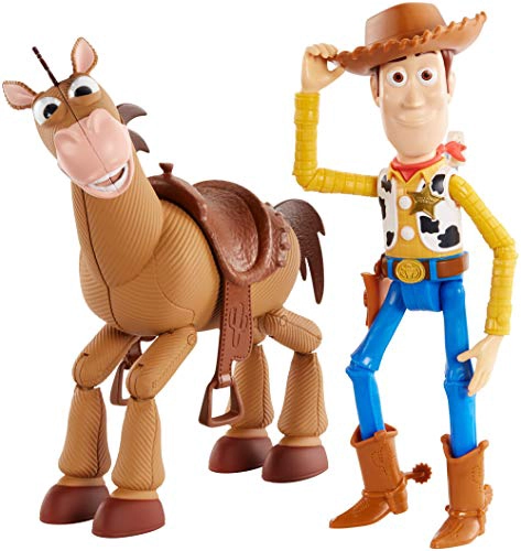 TOY STORY 4PAQUETE DE PIXAR WOODY Y BULLSEYE DE DISNEY PIXAR ESCALA RELATIVA INSPIRADA - 4